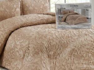 Moon Star London: Fine Quality Damask Jacquard Duvet Ensemble