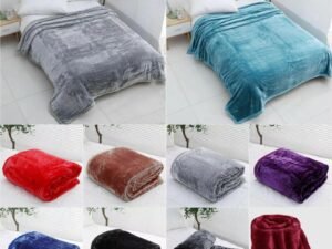 Mink Throw, Fleece Blanket 150x200 Warm Soft Throws for Sofa and Bed