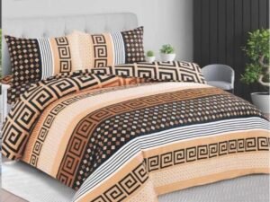 3Pcs Duvet Cover Set Includes Quit cover & 2 Pillowcases double and king size Greek Style Luxury Feel