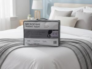 Luxury Microfibre King Mattress Topper 4" Deep Hotel Quality Breathable Bed Protector for Soft Touch Comfort